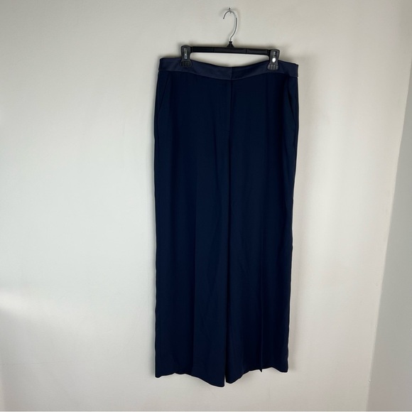 Boden Marlin Wide Leg Careerwear Trouser Pants | Navy Blue | US 12 - Picture 4 of 9